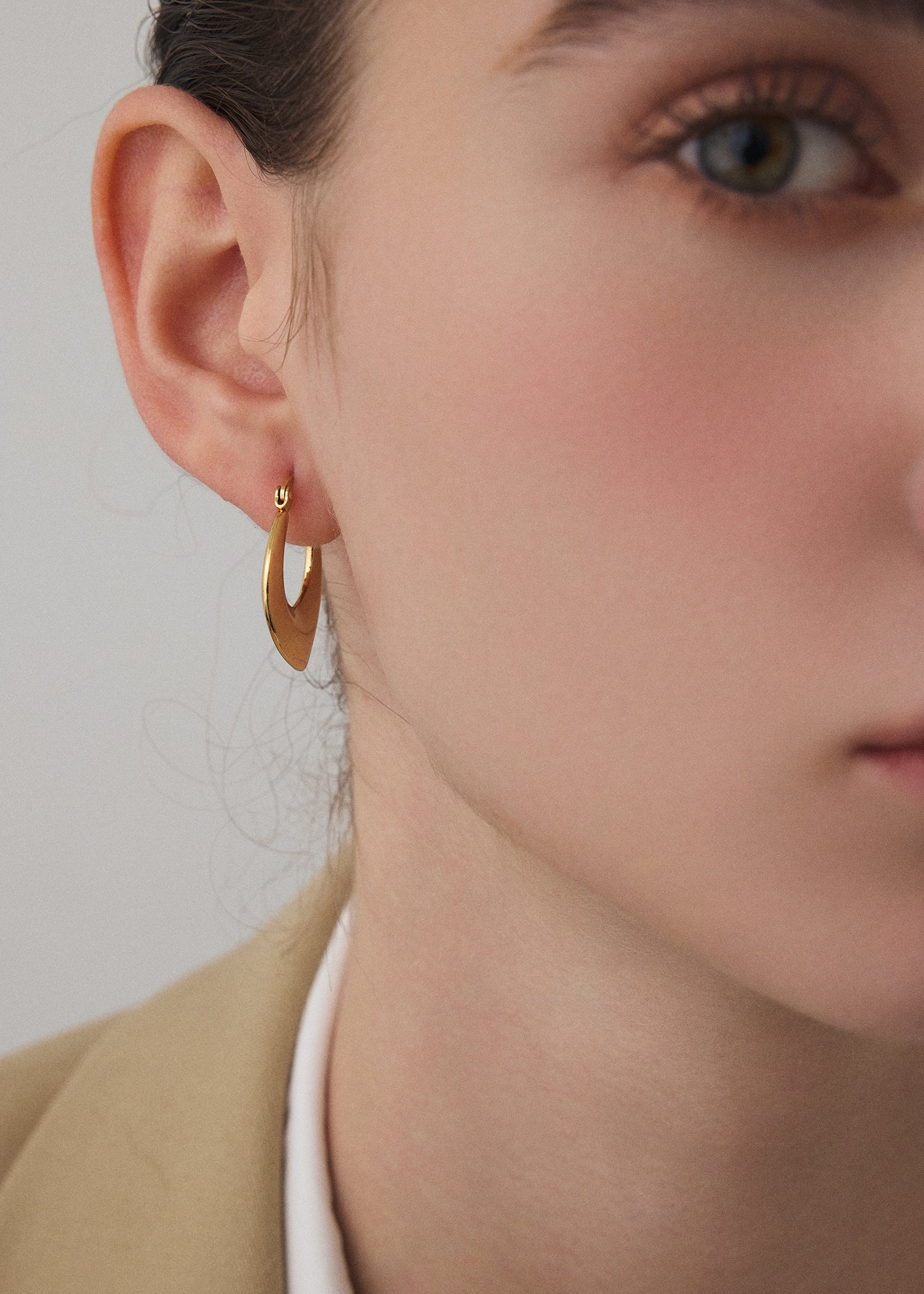 ゴールド]ジオメトリーピアス｜金属アレルギー対応アクセサリー｜FLOA