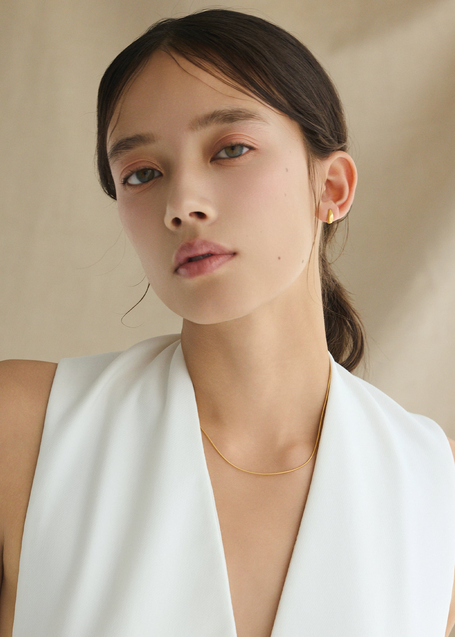 NAGATA JEWELRY ゴールドドロップピアス ゴールド]ドロップピアス