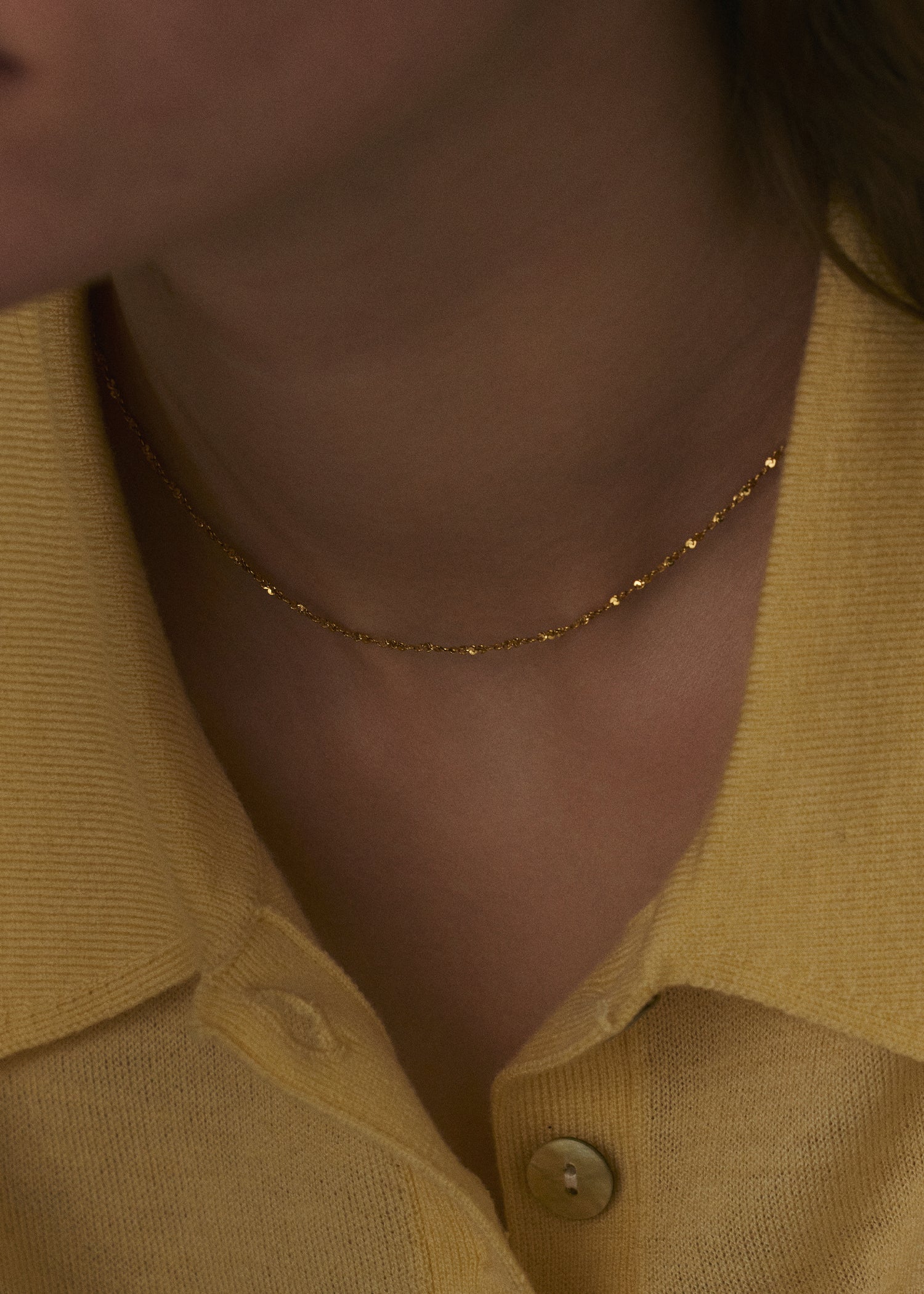 [ゴールド]リーフネックレス