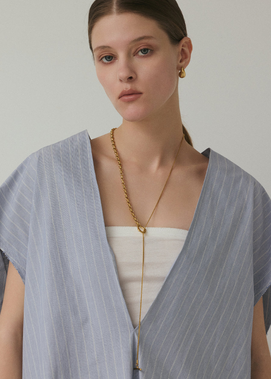 [ゴールド]バランスチェーンネックレス