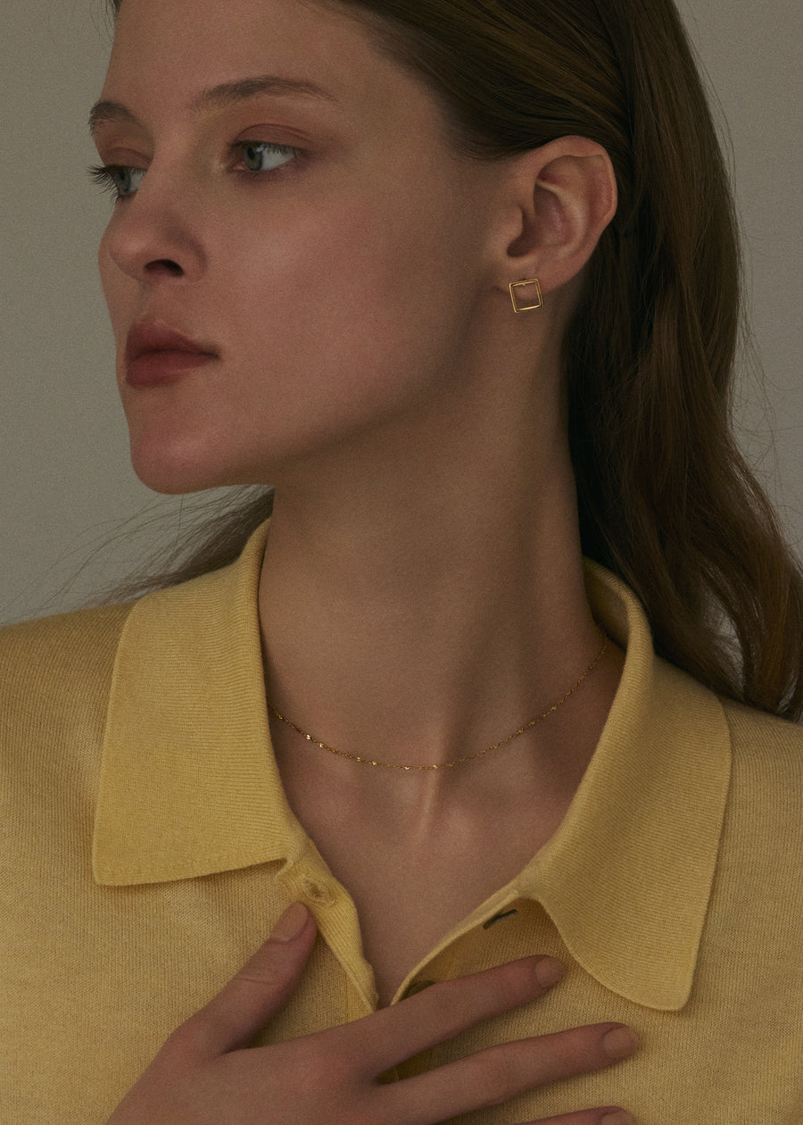 [ゴールド]リーフネックレス